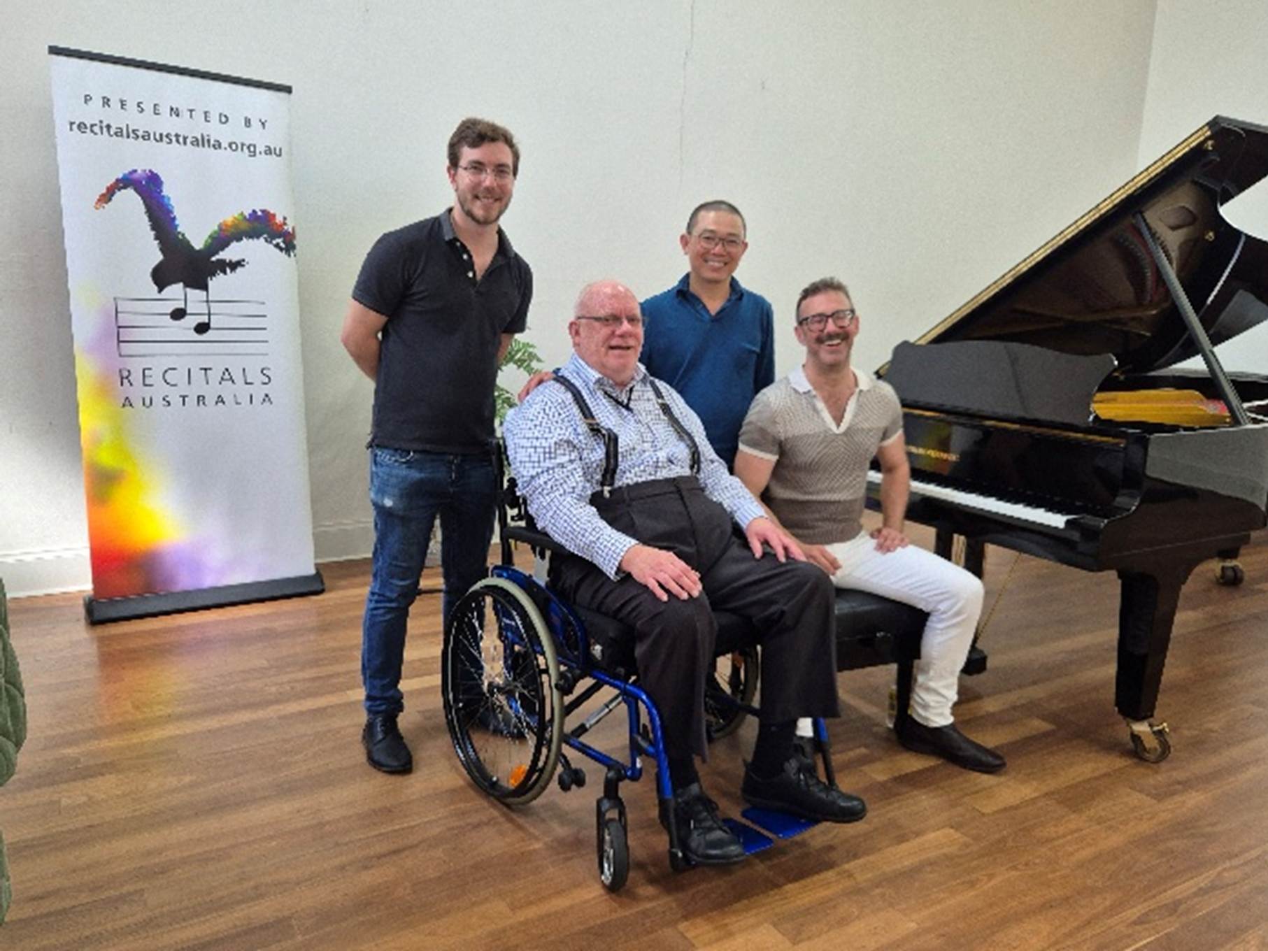 A group of people posing for a picture

AI-generated content may be incorrect.